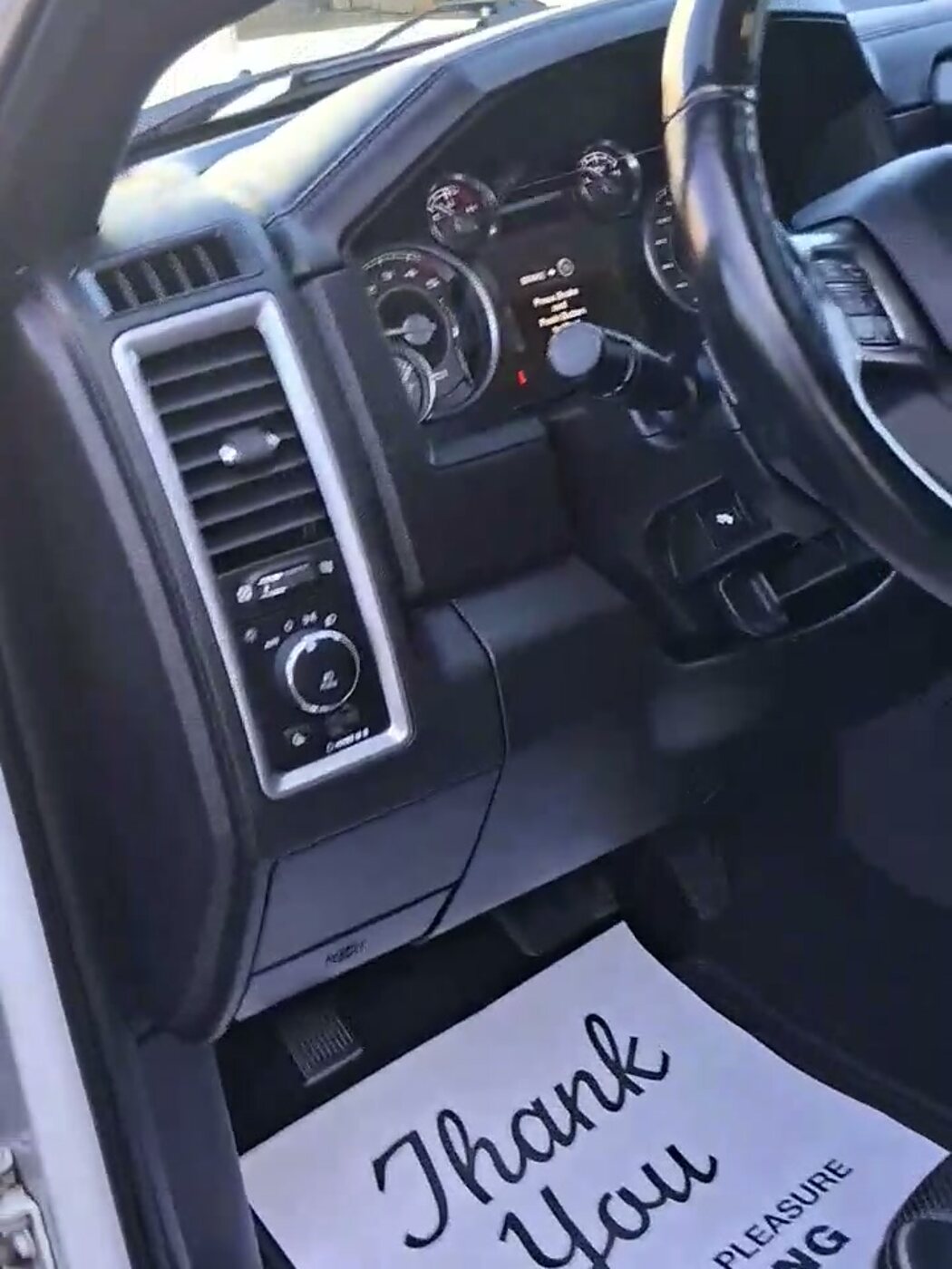 Ram dash, gauges and vents after an interior detail